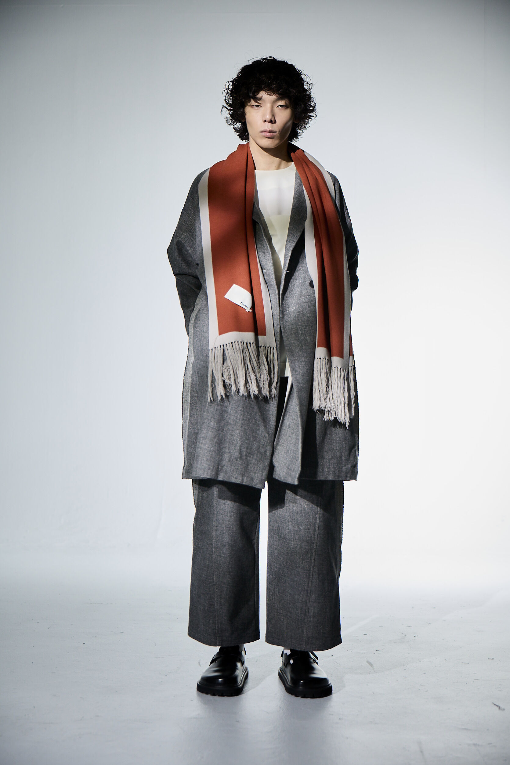 雙排釦西裝領大衣