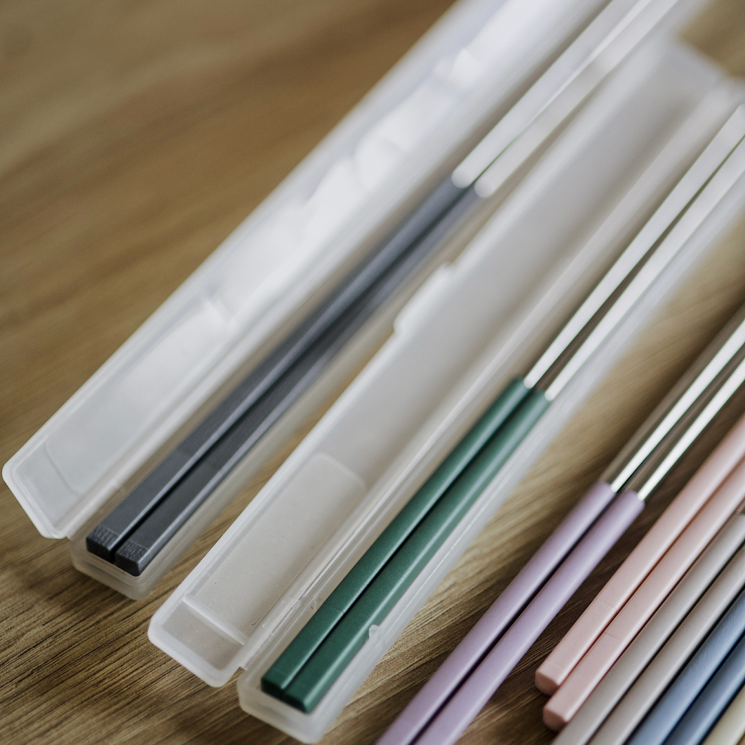 【HH 304 長款＋筷盒】環保無包裝｜24.2cm 標準長度