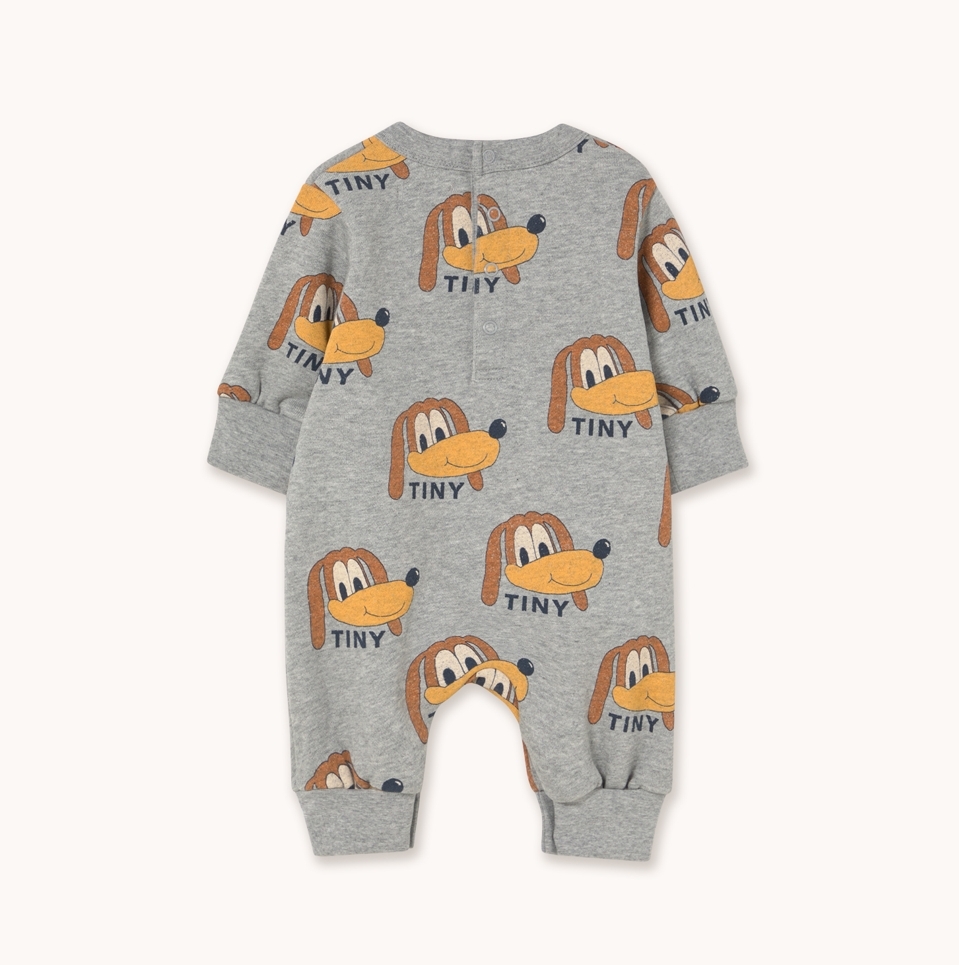 TINYCOTTONS 俏皮小狗連身衣 Dogs One-Piece - medium grey heather
