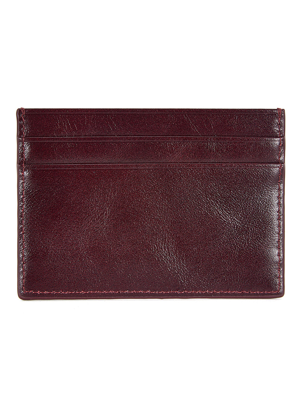 壓紋LOGO卡夾 酒紅