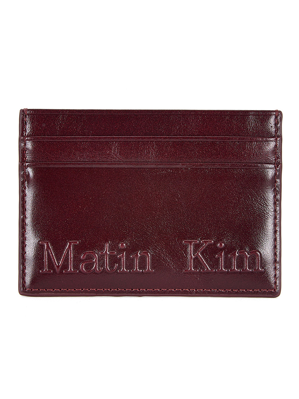 Matin Kim CardWallet　レッドブラウン WALLETS - MATINKIM