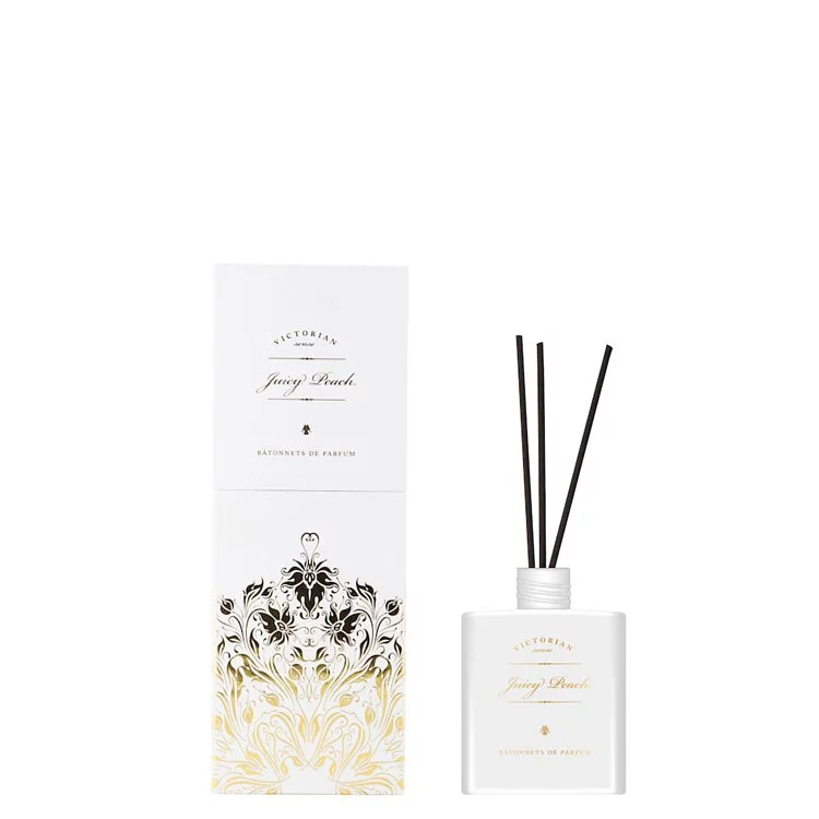 VICTORIAN-蜜桃草莓感官系列擴香,蜜桃、蘋果與草莓的香甜加上青草與樹葉帶來的綠葉調