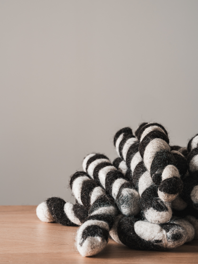 Have a nose day -羊毛氈麻花捲