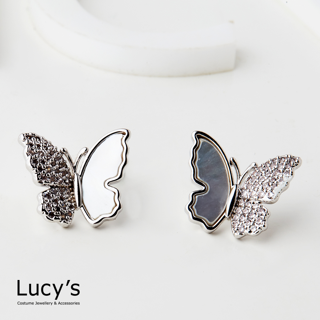 珍愛光蝶 耳環 (二色) (125344/125345)