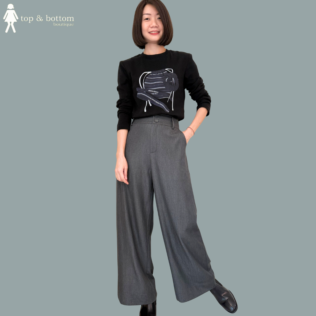 HIGH WAISTED SOFT WIDE LEG LONG PANT