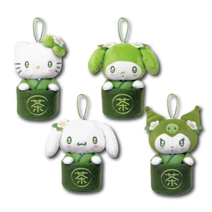 【預購】JN111208 Sanrio抹茶碗系列 娃娃吊飾零錢包