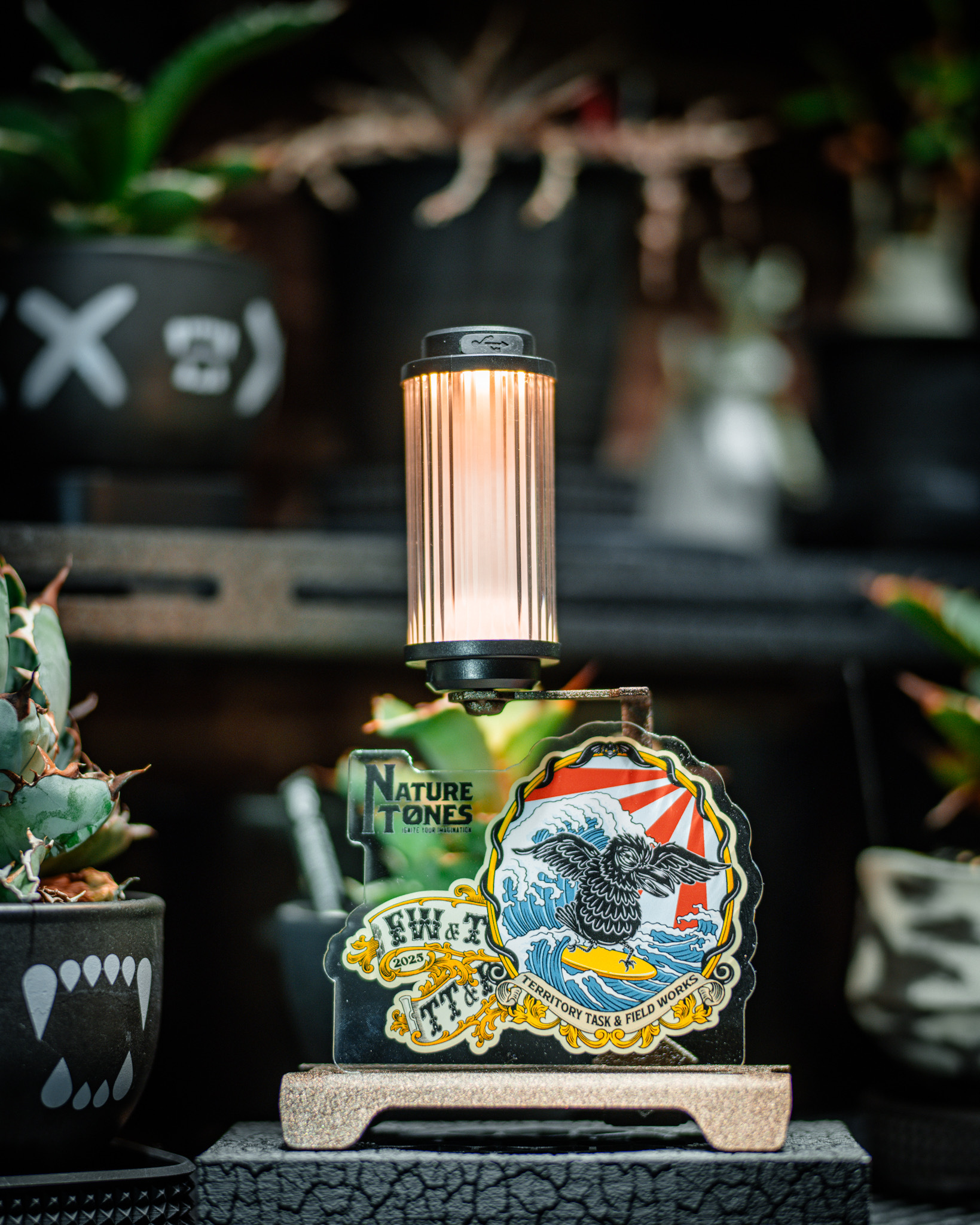 Nature Tones × FIELD WORKS × TERRITORY TASK 聯名蚊香燈座