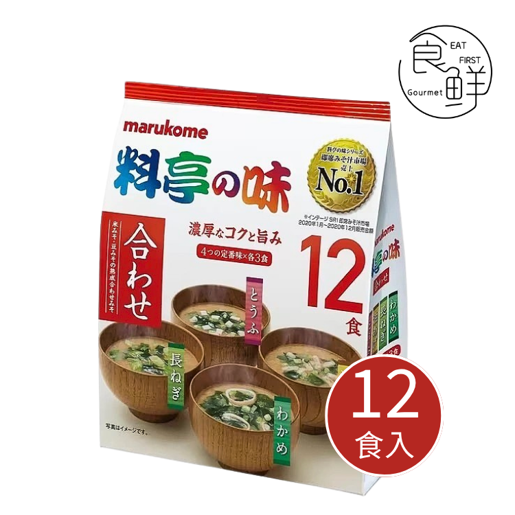 料亭の味  4口味即食麵豉湯  (12食) 216克