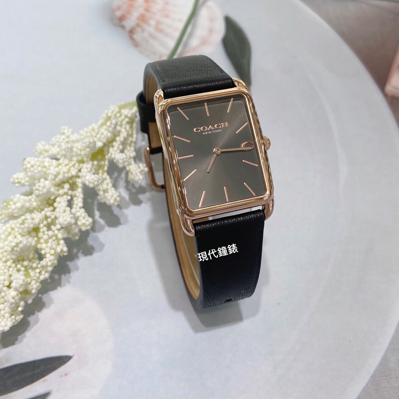 【COACH】中性方型經典腕錶 CO14400041 26mm 現代鐘錶