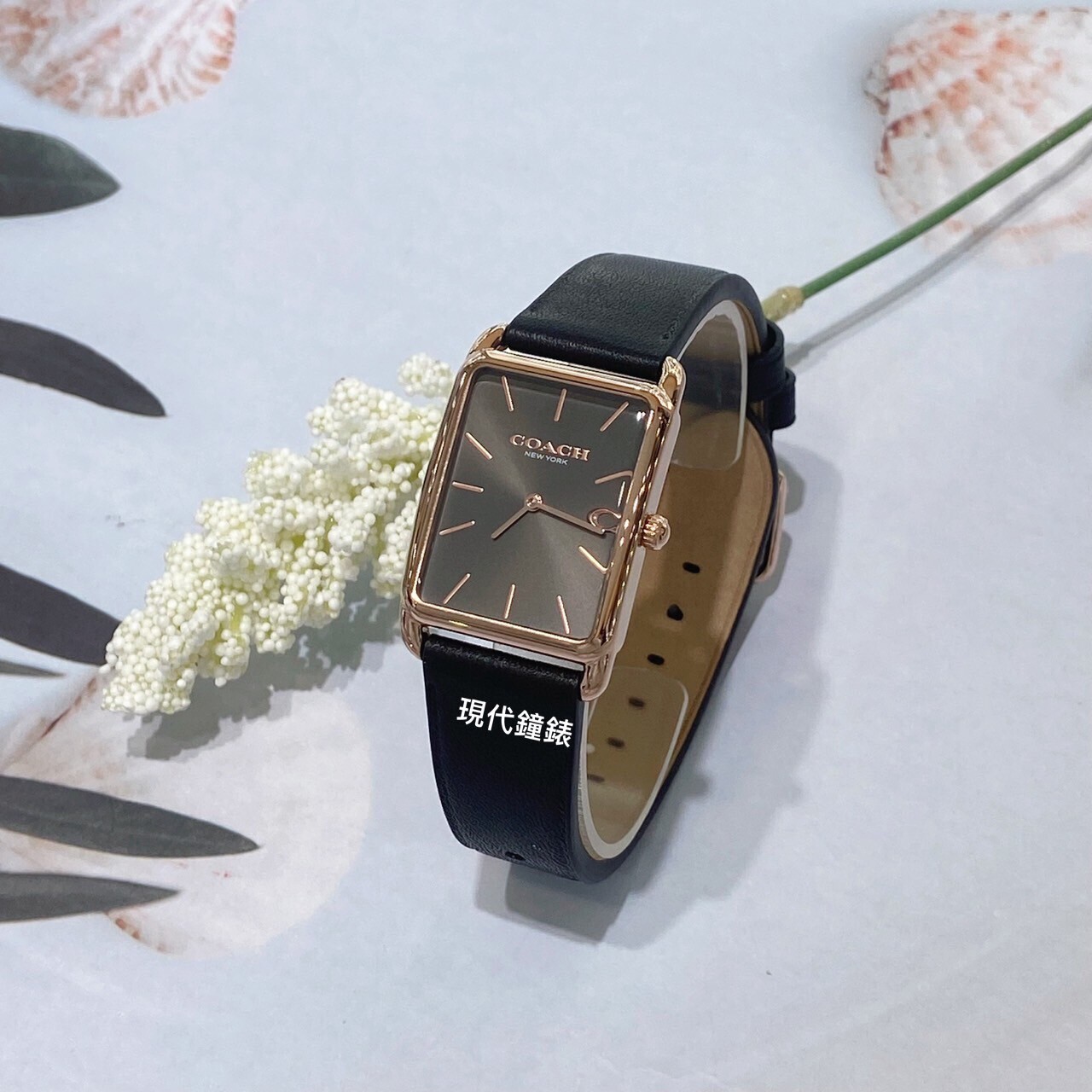 【COACH】中性方型經典腕錶 CO14400041 26mm 現代鐘錶