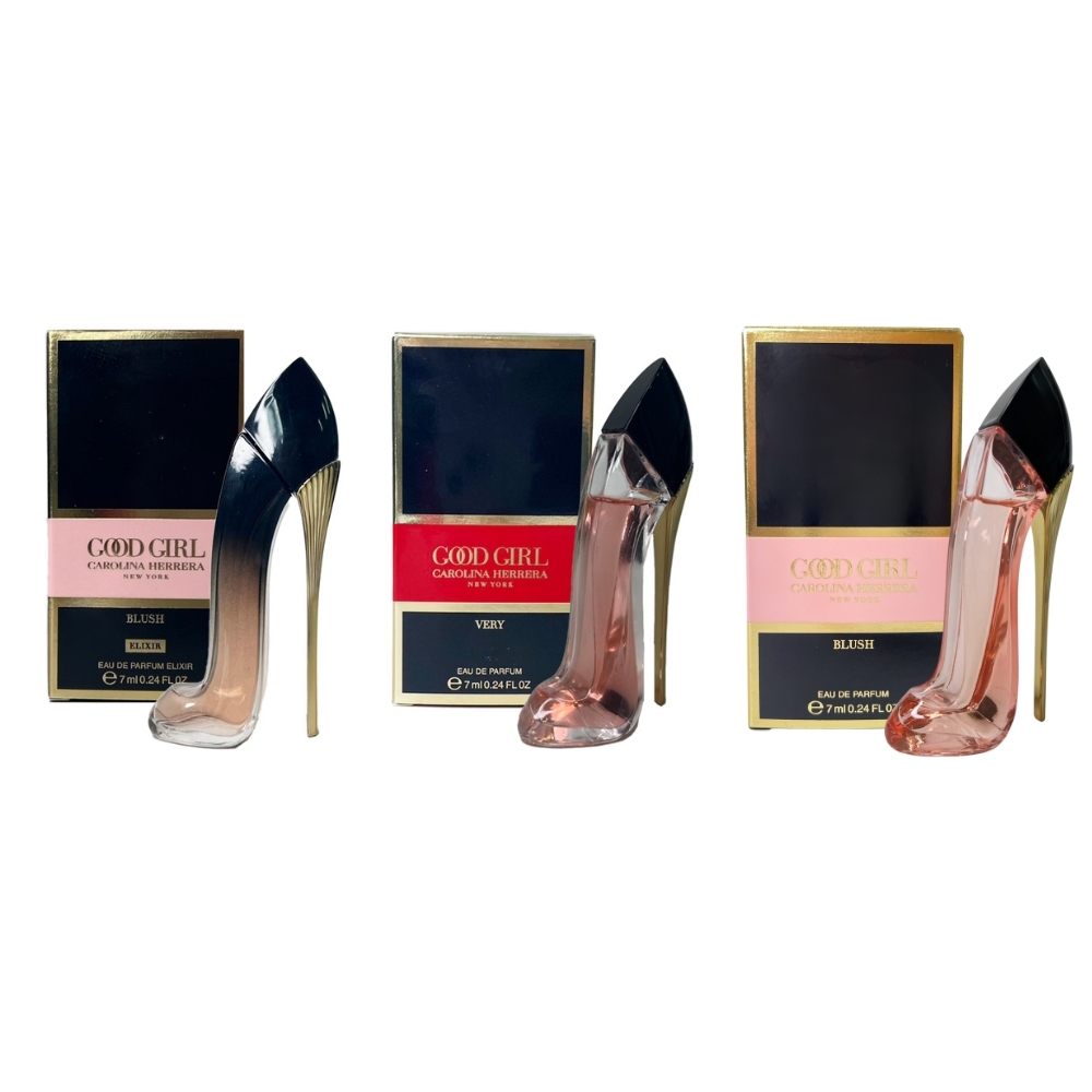 Carolina Herrera Good Girl Blush Elixir  高跟鞋暗夜依蘭金萃淡香精 / Very Good Girl 高跟鞋無畏女王淡香精 / Good Girl Blush 高跟鞋粉色依蘭淡香精  7ml 小香 - 任選