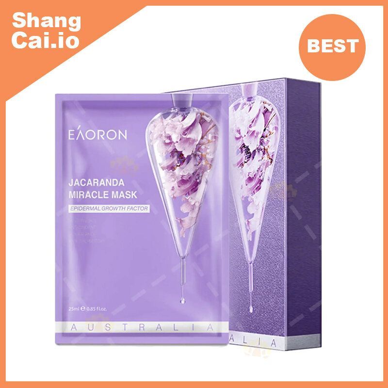 Eaoron 藍花楹修護提亮奇蹟面膜 5片裝 [平行進口9348107001386]