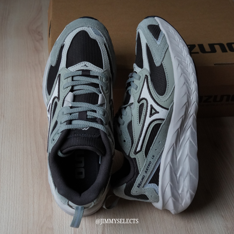 【代購】Mizuno Astro LS「鼠尾草灰」｜機能復古低幫休閒鞋｜D1GH252103
