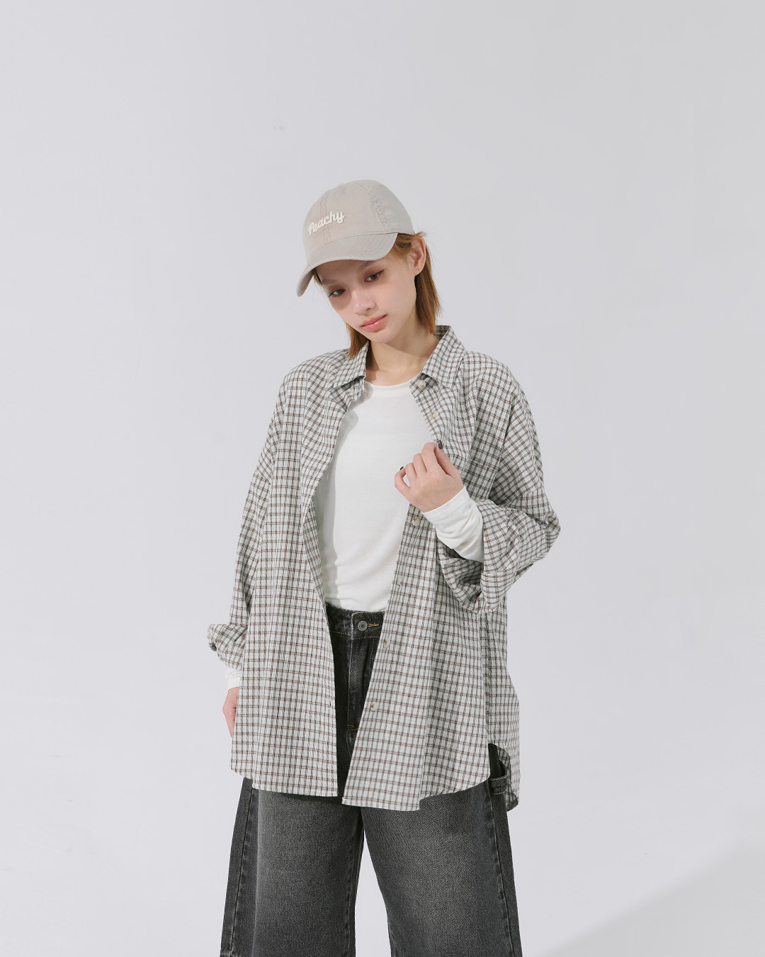 Classic color plaid design long sleeve shirt, two colors available【01025677】in stock+pre-order