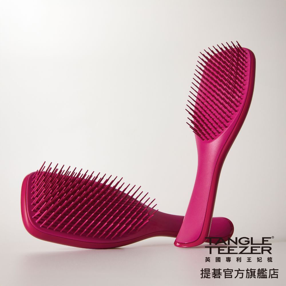 英倫手握梳(中_苺果紅)