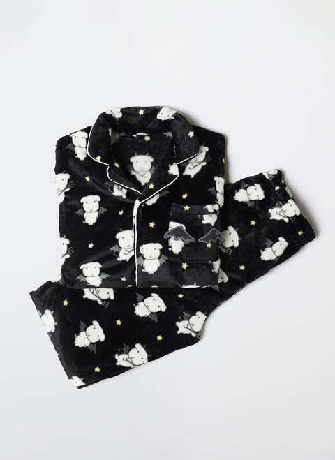 SPAO 天使與惡魔睡衣 毛毛睡衣