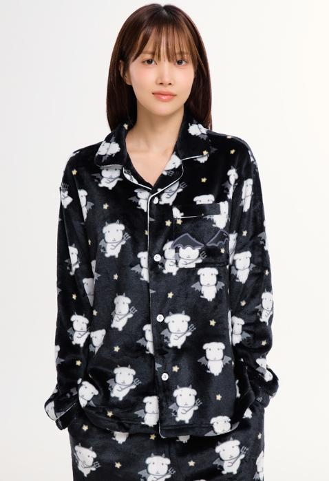 SPAO 天使與惡魔睡衣 毛毛睡衣