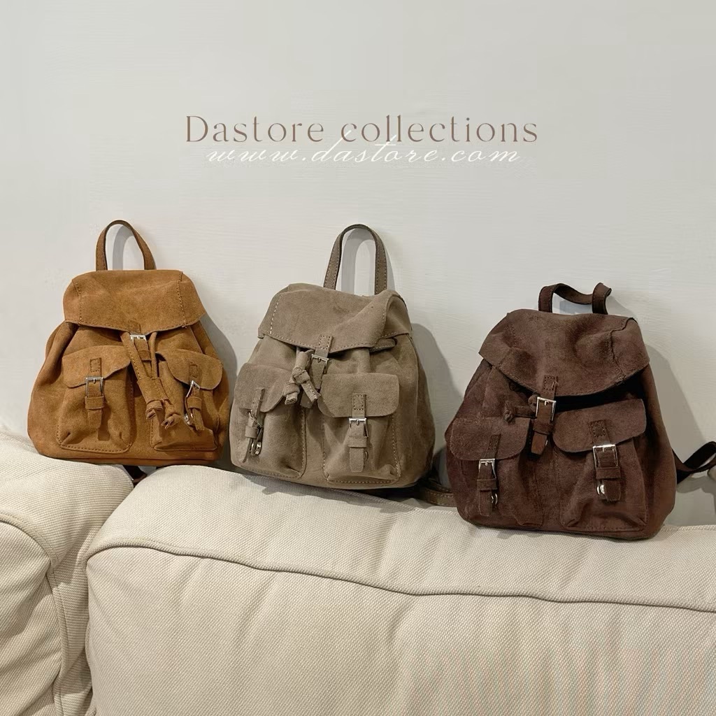 mini麂皮口袋後背包