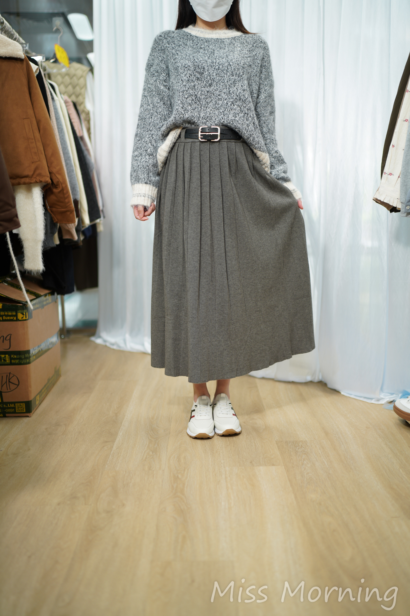 靚色混色針織衫(14916)