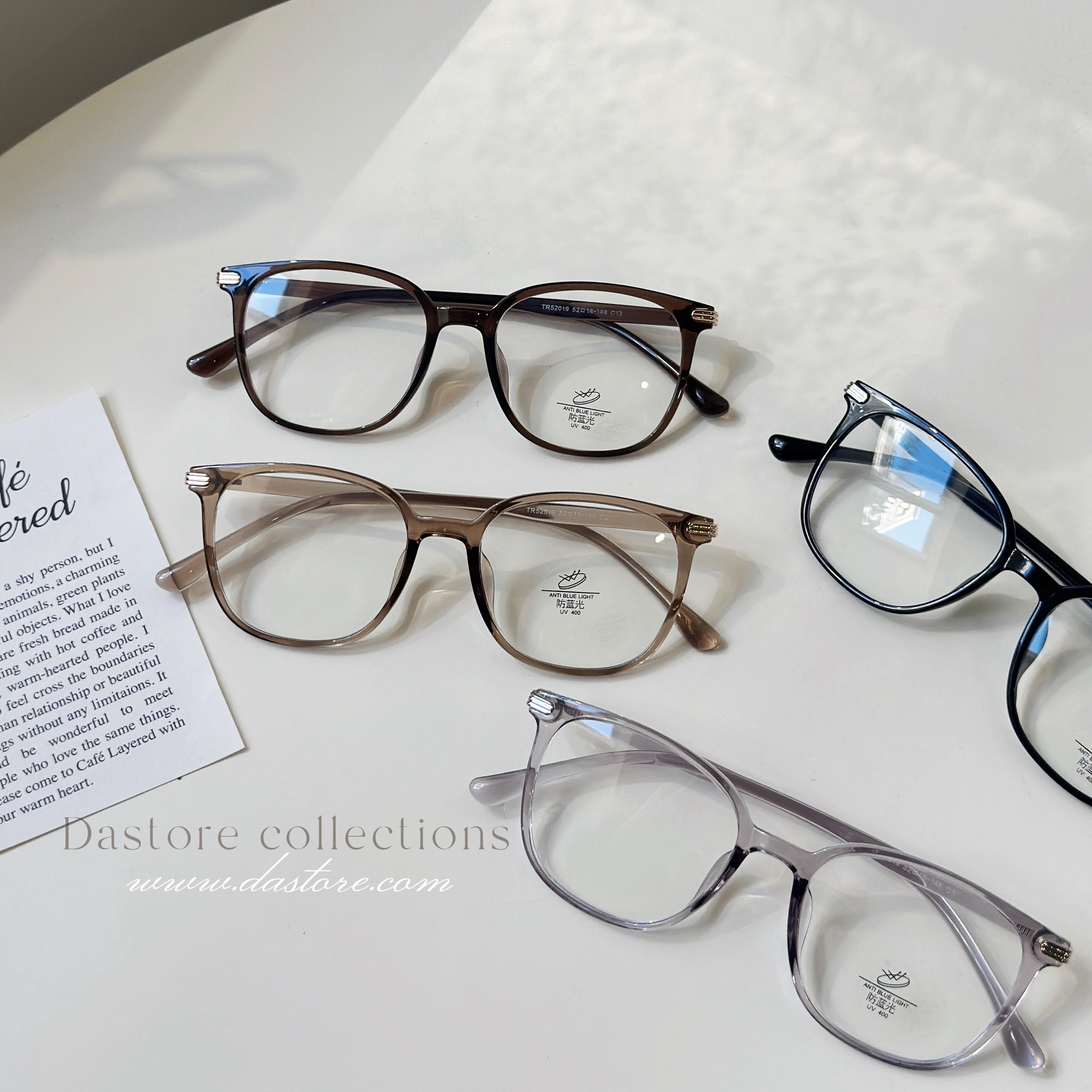 TR052019透感方圓框眼鏡/抗藍光