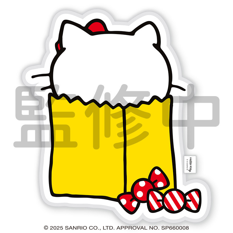 KT【023】GA-9436  Hello Kitty展-造型地墊-Kitty背對