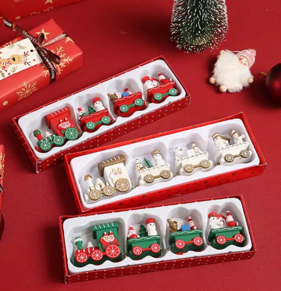 聖誕小火車擺飾
