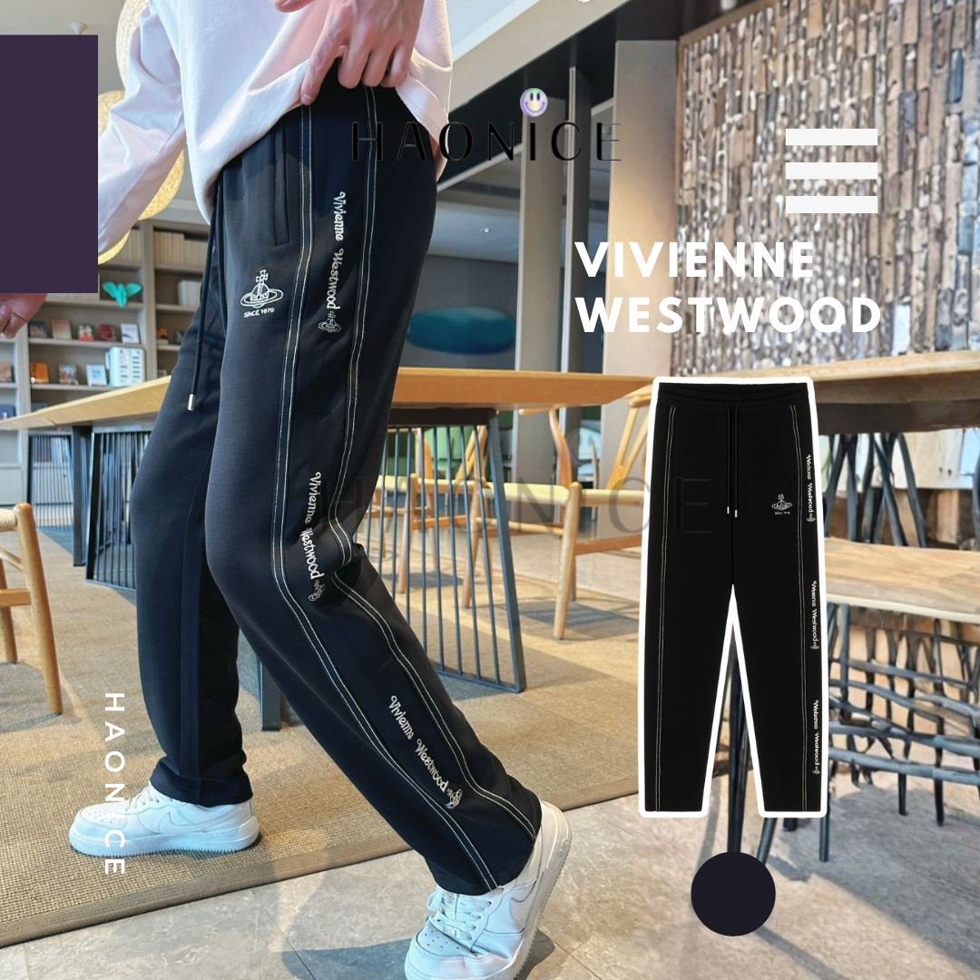 【HAO NICE 】 100%正品🇬🇧 vivienne westwood西太后 25FW秋冬新款 簡約素色 修身休閒褲❤️