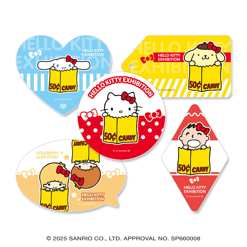 KT【052】GA-9465  Hello Kitty展-防水造型貼紙組-A款