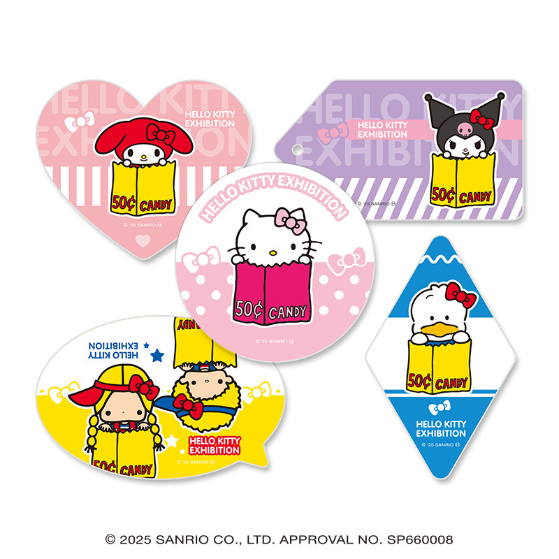 KT【053】GA-9466  Hello Kitty展-防水造型貼紙組-B款