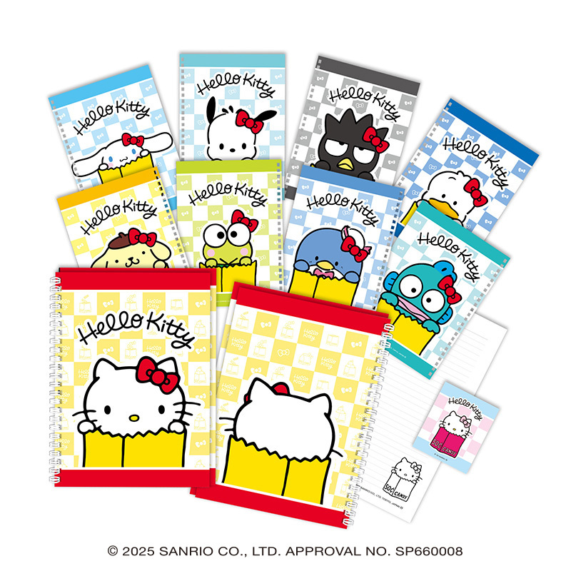 KT【054】GA-9467  Hello Kitty展-圈裝筆記本-Kitty紅