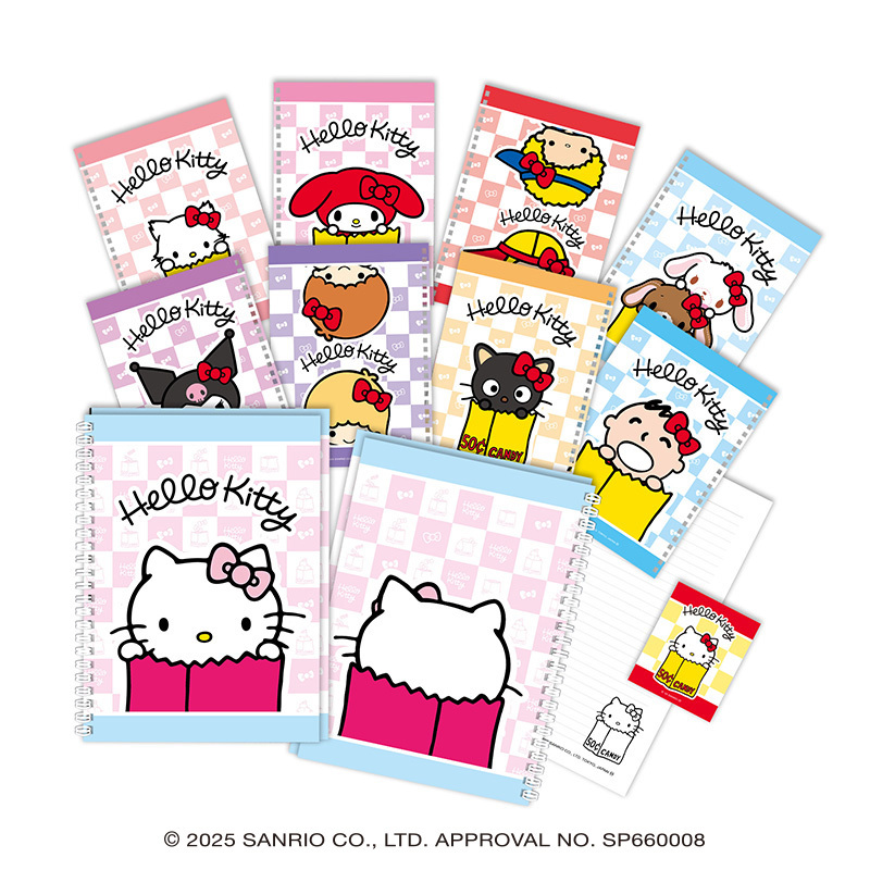 KT【055】GA-9468  Hello Kitty展-圈裝筆記本-Kitty粉