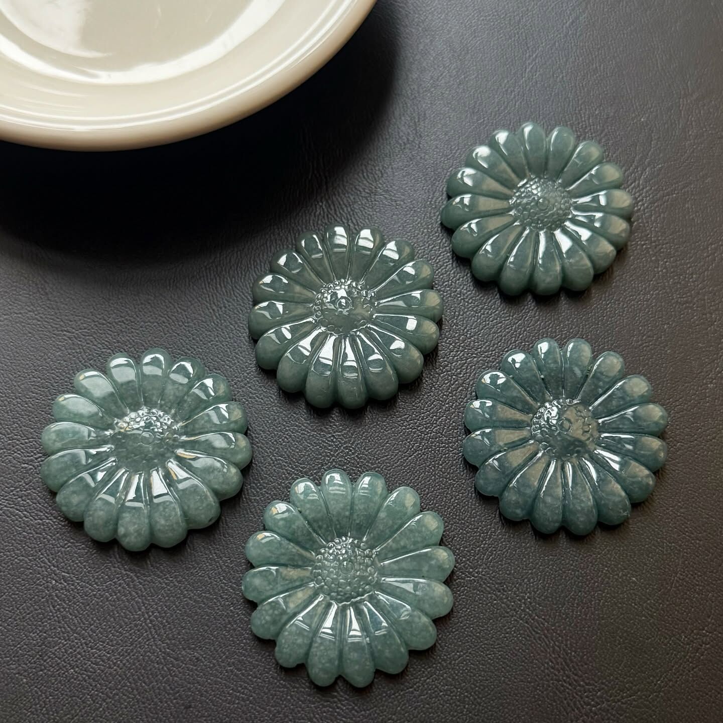 [原石] 藍水翡翠 花