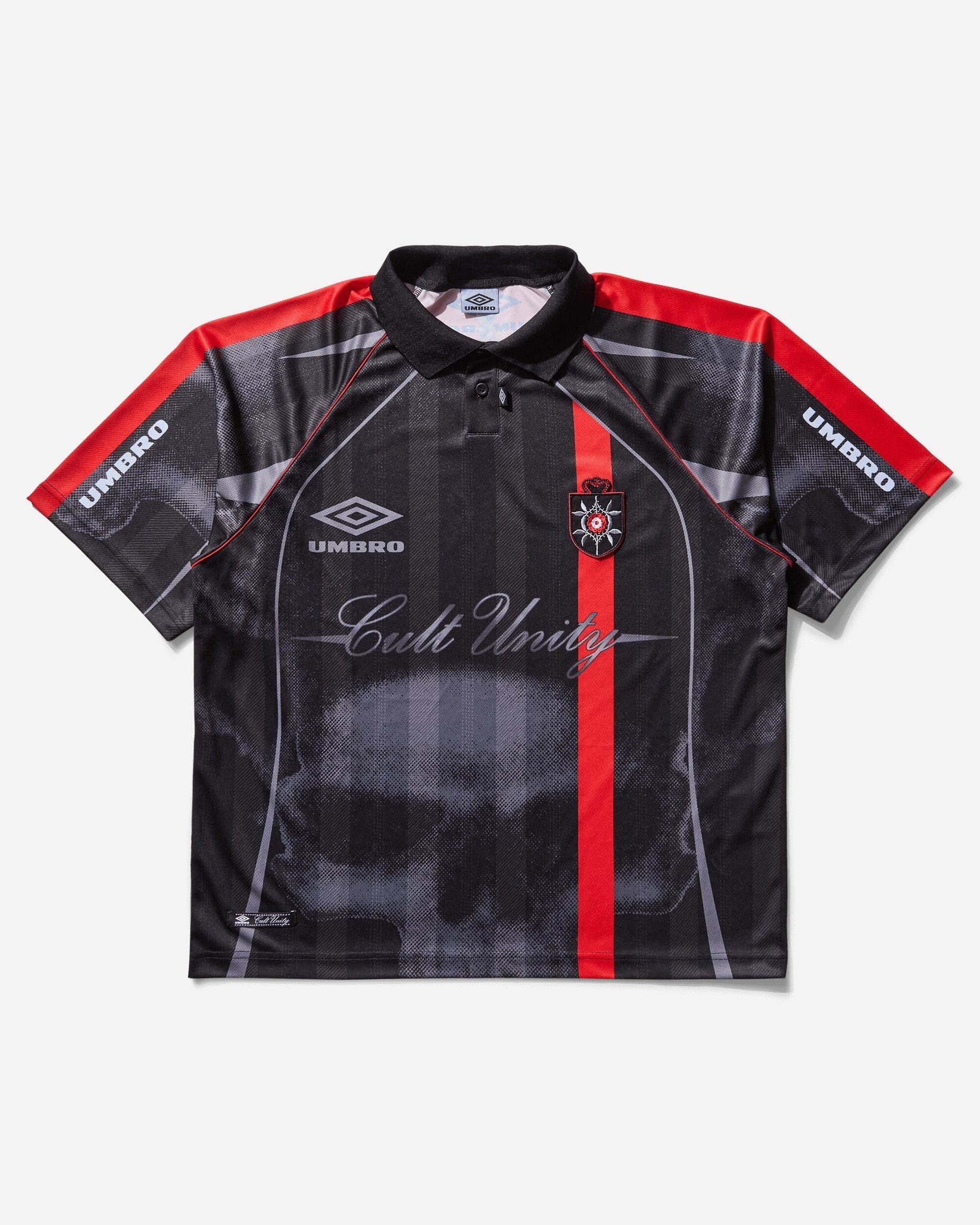 Umbro｜01 03 Polo "Black / Red"
