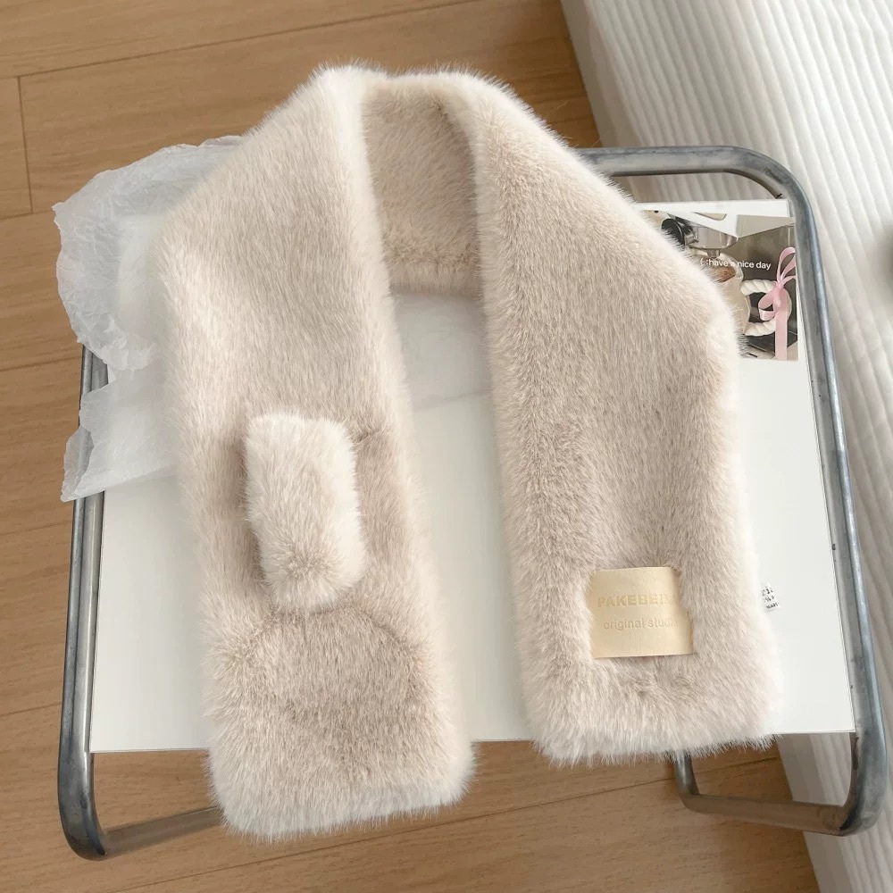 二代小標籤仿水貂毛圍脖/三色