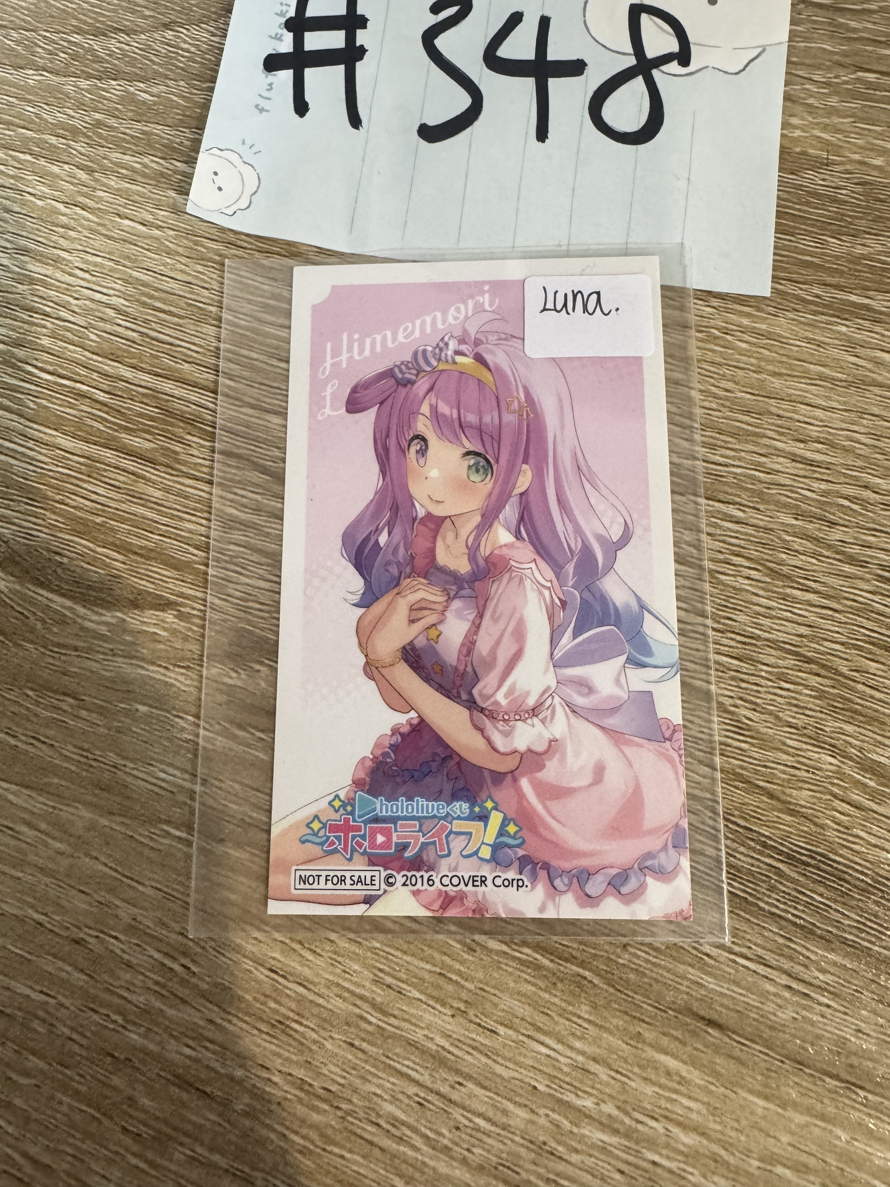 Hololive LUNA 貼紙#348