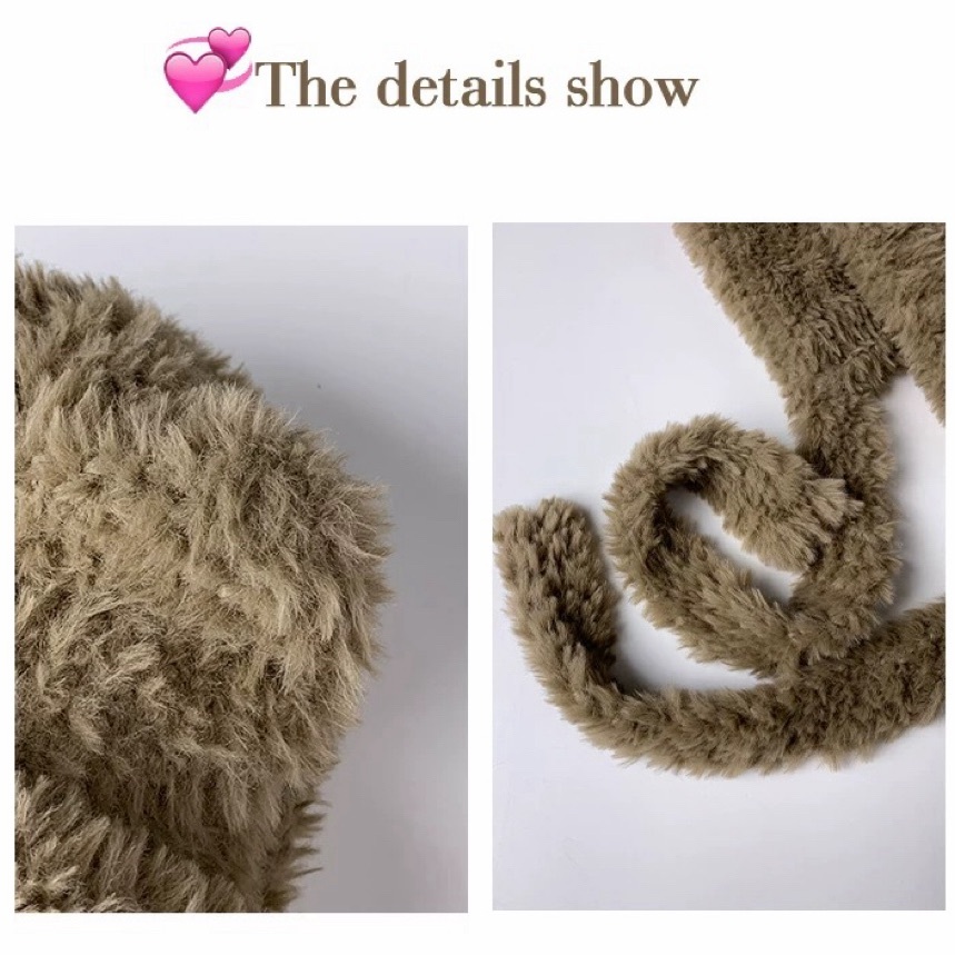 加長毛款/保暖毛毛小貓耳飛行帽/