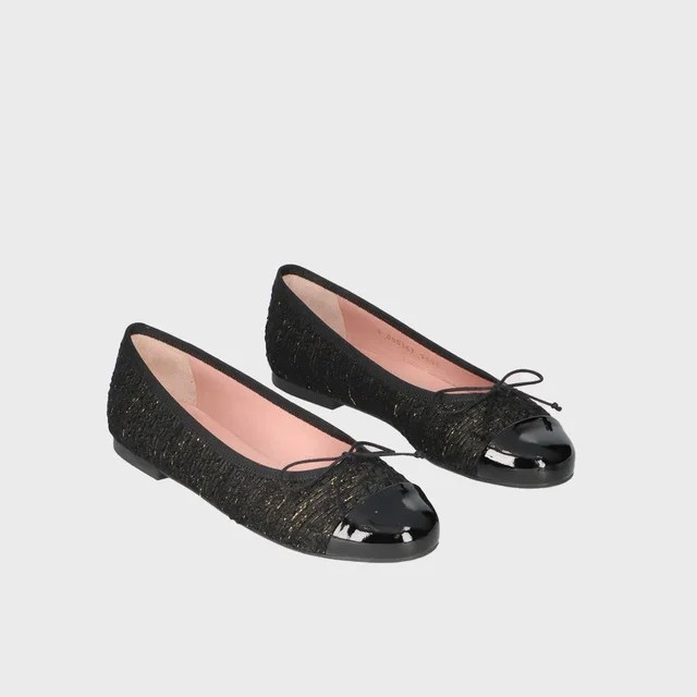 1PB1113-019 PRETTY BALLERINAS Rosario Black Leather #52566_001 (S-K11-E)