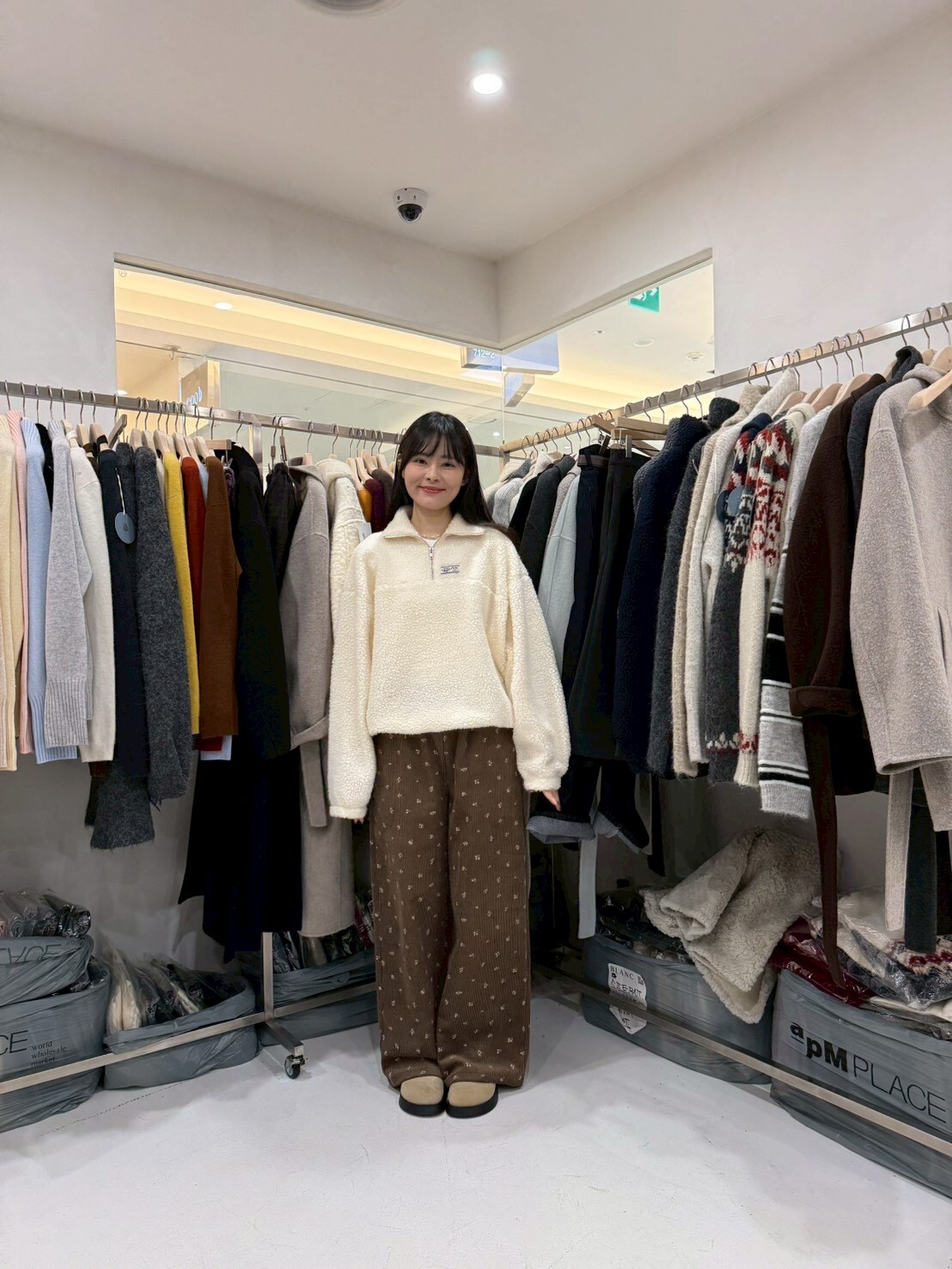 MB5207 羊羔絨半拉鍊套頭上衣