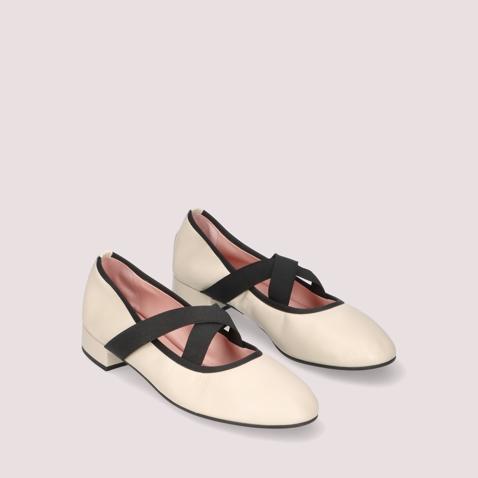 1PB1113-014 PRETTY BALLERINAS Mary Janes White Leather #52675_001 (S-K11-E)