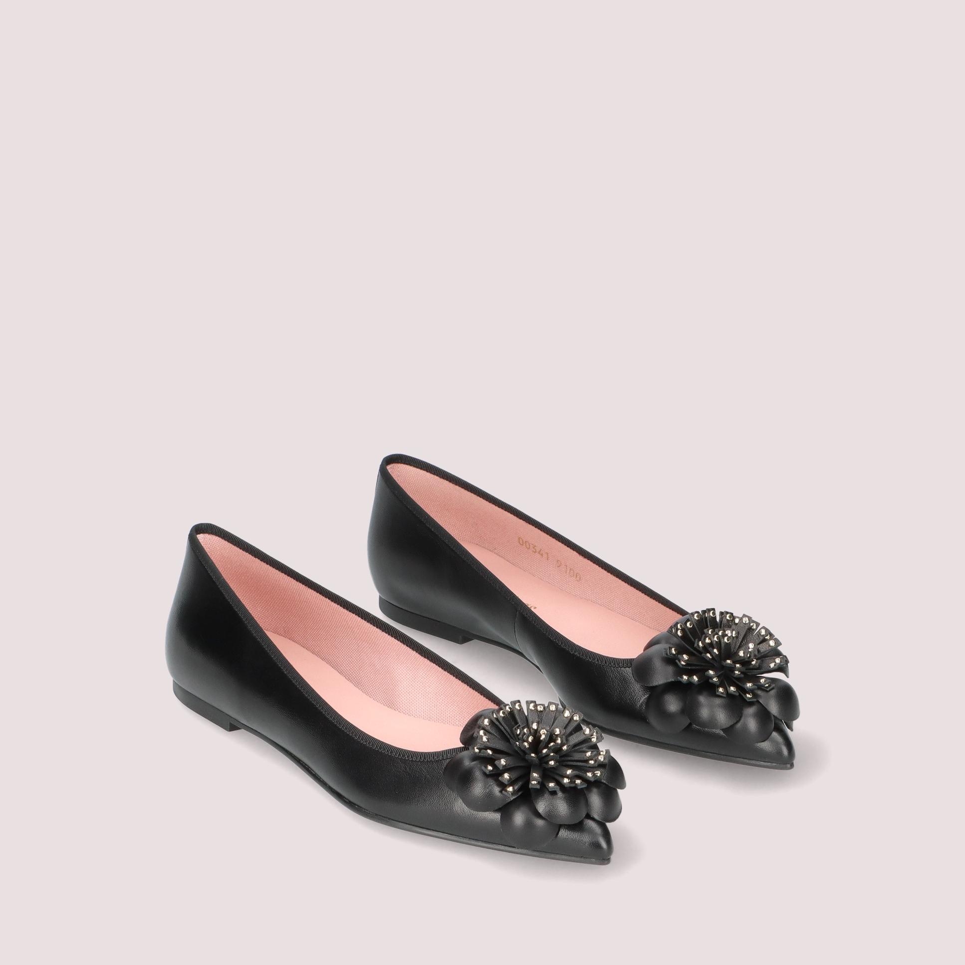 1PB1113-012 PRETTY BALLERINAS Ballerinas Black Leather #52601_001 (S-K11-E)