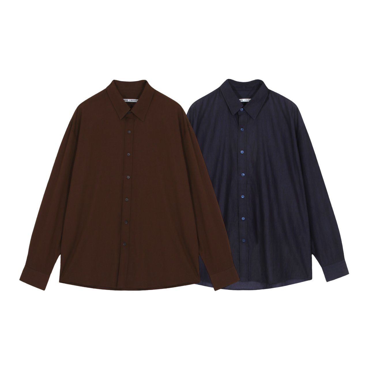 淨色長袖恤衫 And Liberty-046S