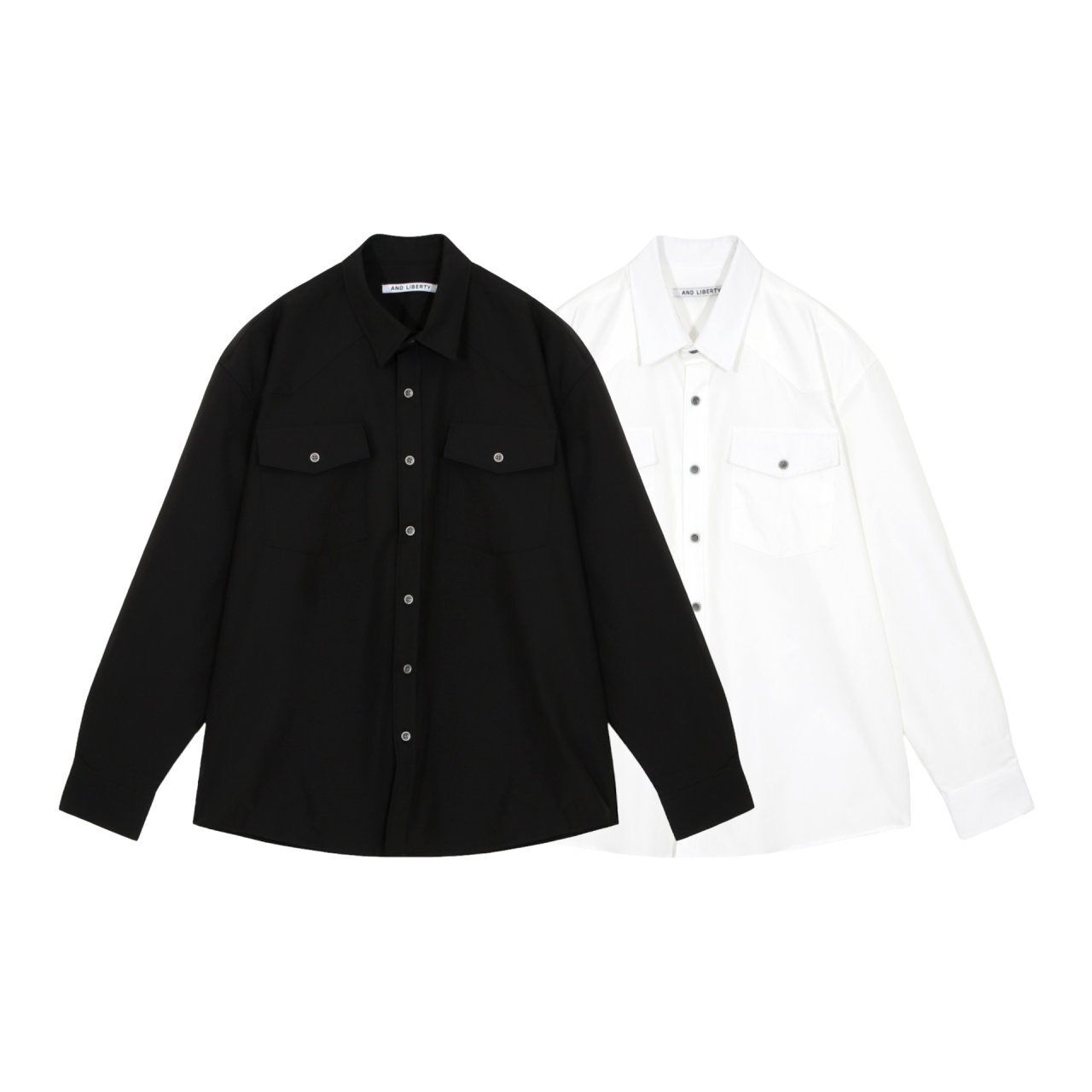 淨色長袖恤衫 And Liberty-047S