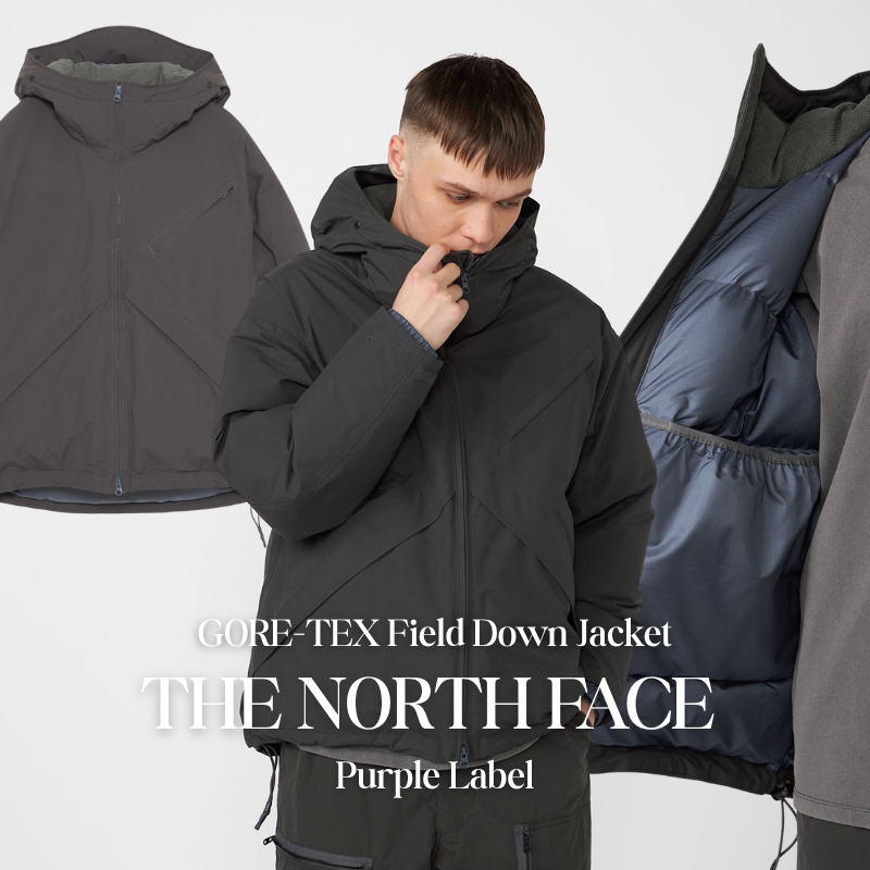 【代購】THE NORTH FACE Purple Label｜GORE-TEX Field Down Jacket 防風防水羽絨外套｜日系機能限定款
