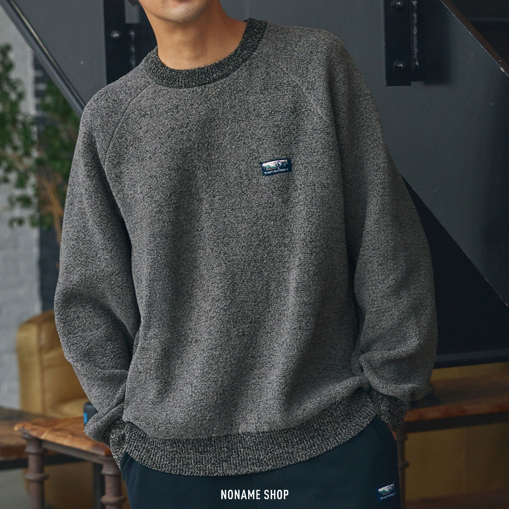 THE CRAFT CREW PRODUCTS 多功能 紗線 寬鬆 圓領 針織衫 長袖 八色 (男/女款)