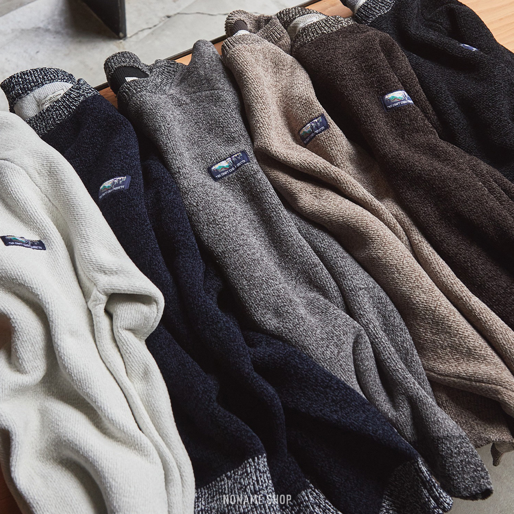 THE CRAFT CREW PRODUCTS 多功能 紗線 寬鬆 圓領 針織衫 長袖 八色 (男/女款)