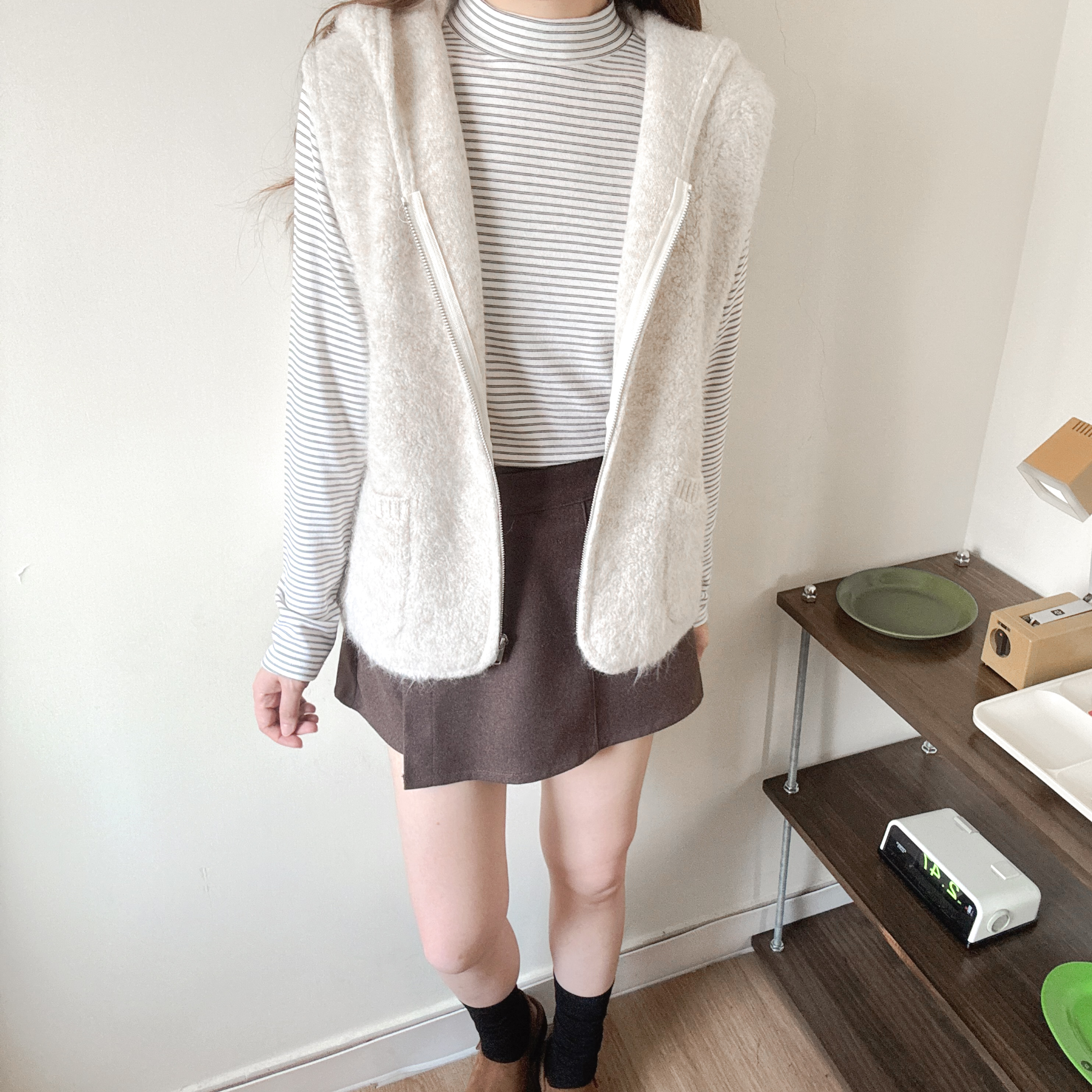 軟棉棉毛衣背心外套