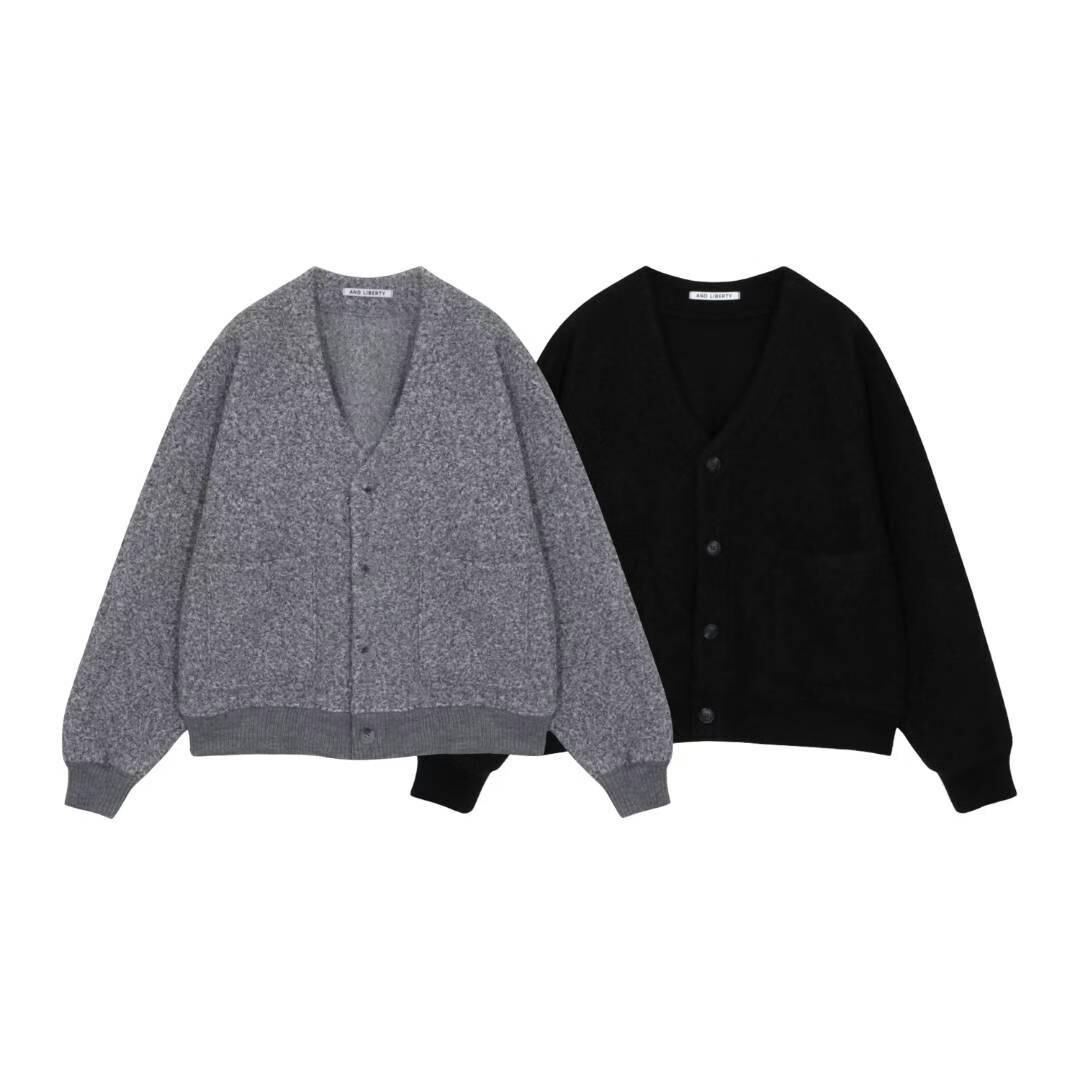 淨色V領開胸外套 And Liberty-052JK