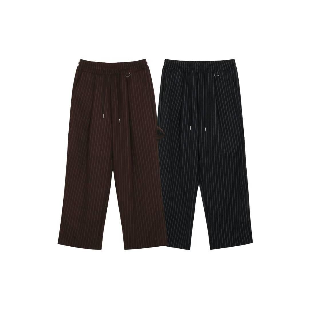 直紋鬆身褲(薄毛絨) And Liberty-053P