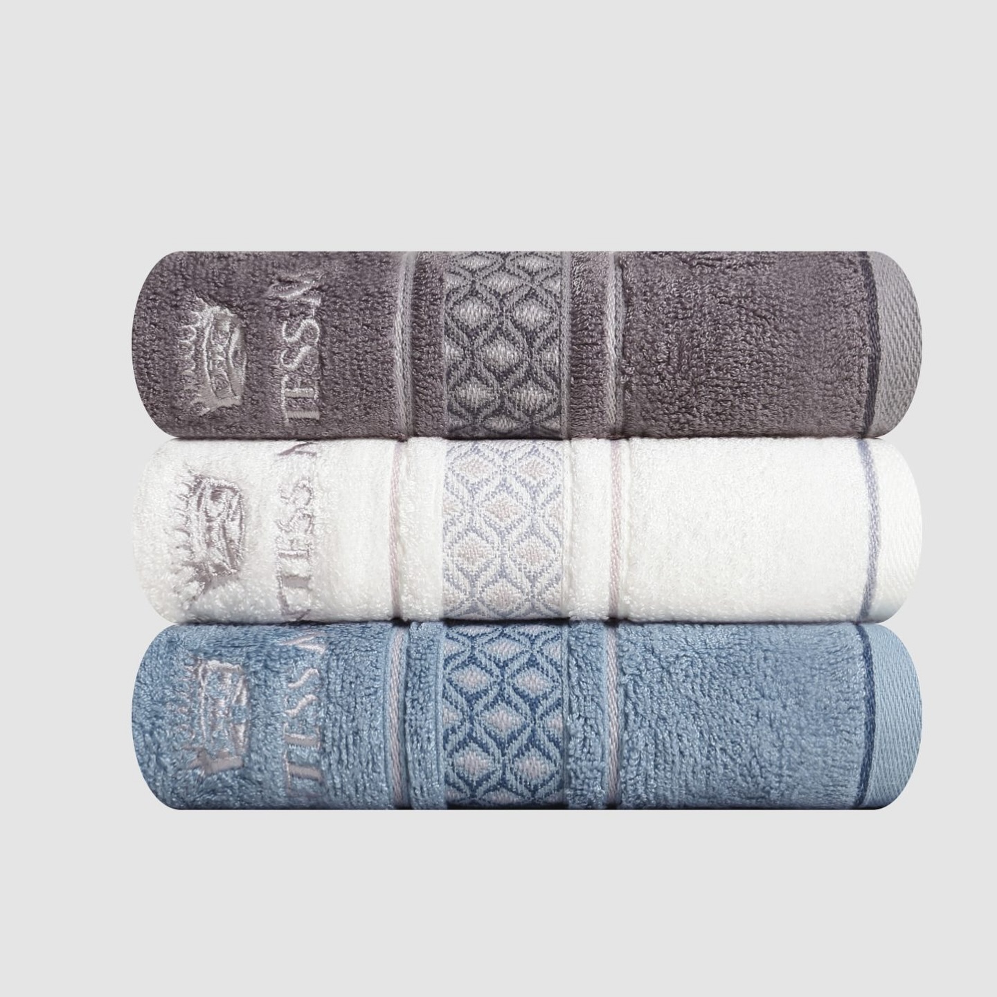 SONGWOL- 菱形素色浴巾