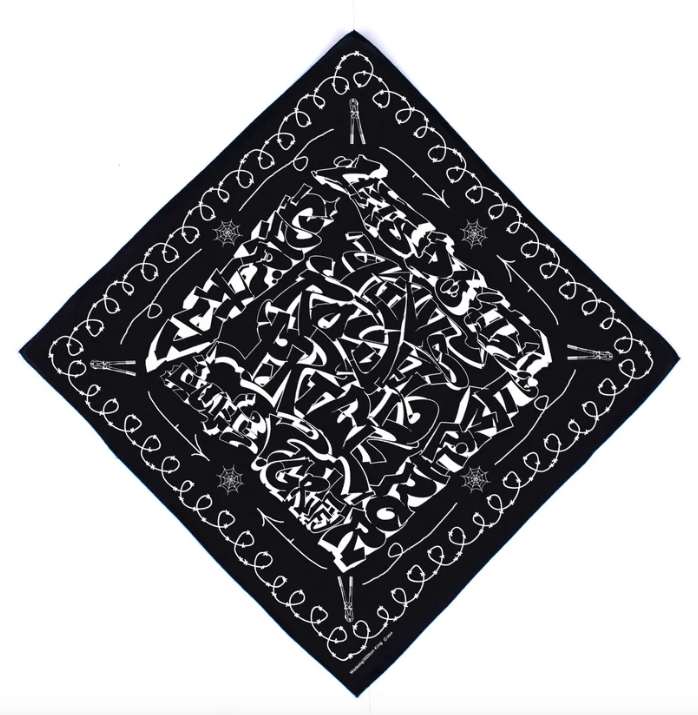 WADEZIG! ACCESORIES - WDZG X DITON KING SCARF BLACK